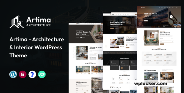 Artima v1.0 - Modern Architecture & Interior WordPress Theme