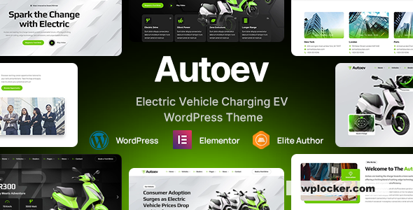 Autoev v1.0.0 - Electric Vehicle Charging WordPress Theme