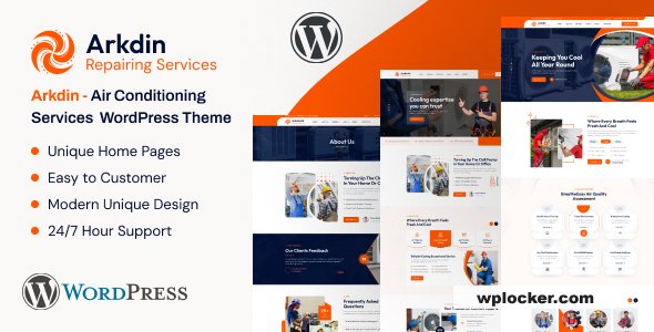 Arkdin v1.1 - Air Conditioning Services WordPress Theme