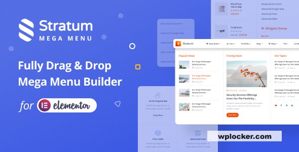 Stratum Mega Menu for Elementor v1.0.5