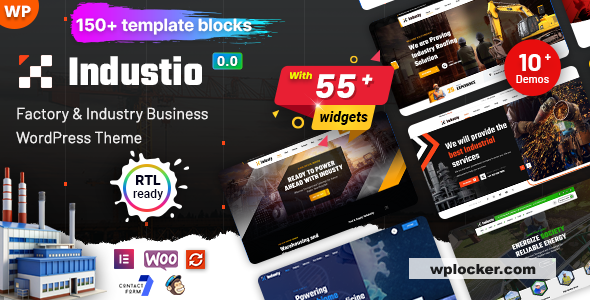 Industio v1.0.0 - Industry & Factory WordPress Theme