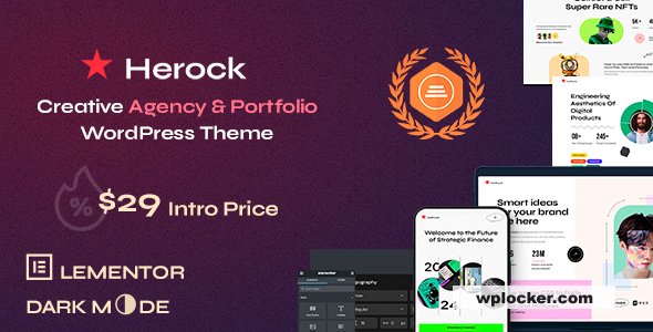 Herock v1.0.3 - Agency & Portfolio WordPress Theme