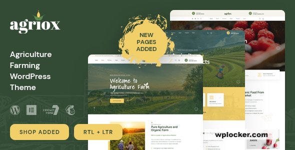 Agriox v1.3 - Agriculture Farming WordPress Theme