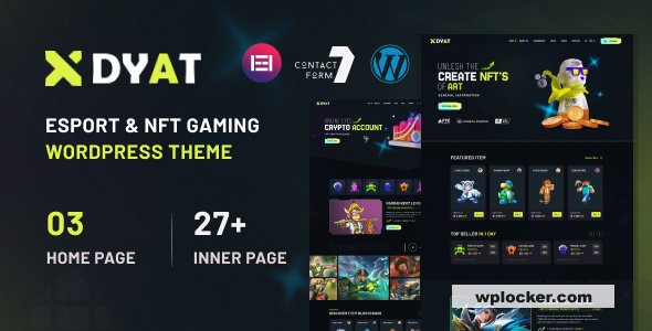 DYAT v1.0 - eSports and Gaming NFT WordPress Theme