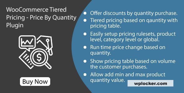 WooCommerce Tiered Pricing v1.1.0 - Price By Quantity Plugin