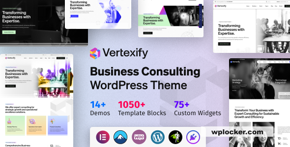 Vertexify v1.0.1 - Business Consulting WordPress Theme