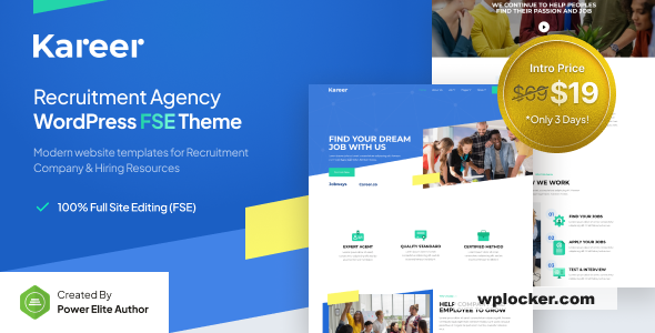 Kareer v1.0.0 - Human Resource & Recruitment Agency FSE WordPress Theme