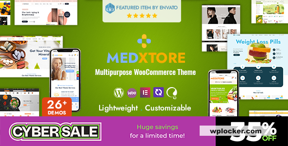 MedXtore v3.3.3 – Responsive Multipurpose Elementor WooCommerce WordPress Theme