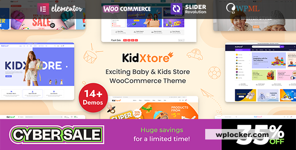 KidXtore v2.4.3 - Kids Clothing and Toys Store Elementor WooCommerce WordPress Theme