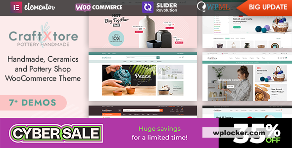 CraftXtore v1.6.4 - Handmade, Ceramics and Pottery Shop WooCommerce Theme