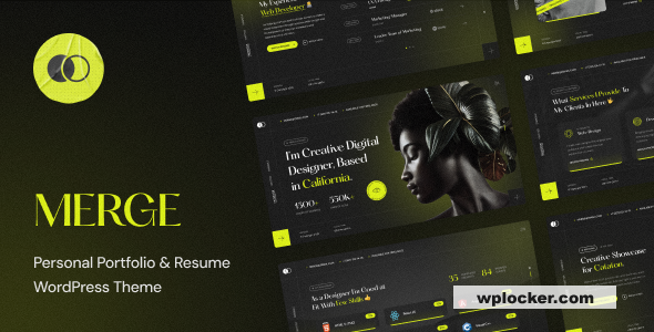 Merge v1.0.0 - Personal Portfolio & Resume WordPress Theme