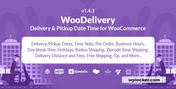 WooDelivery v1.4.3 - Delivery & Pickup Date Time for WooCommerce