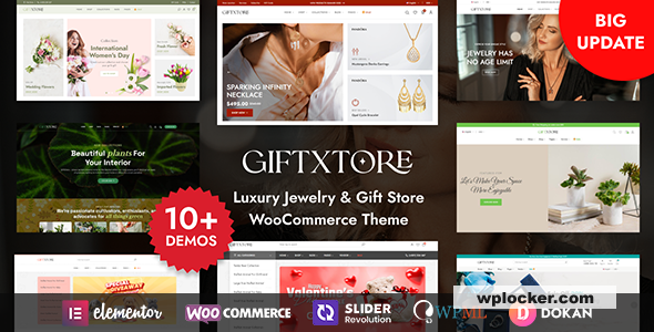 GiftXtore v1.7.3 - Luxury Jewelry & Gift Store Elementor WooCommerce WordPress Theme