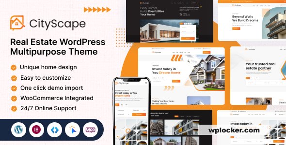 CityScape v1.0.2 – Real Estate WordPress Theme