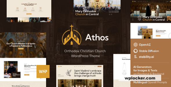 Athos v1.5 - Orthodox Christian Church WordPress Theme