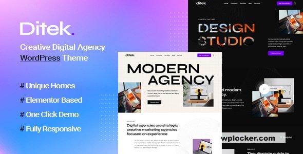 Ditek v1.0.0 - Digital Agency Creative Portfolio WordPress Theme