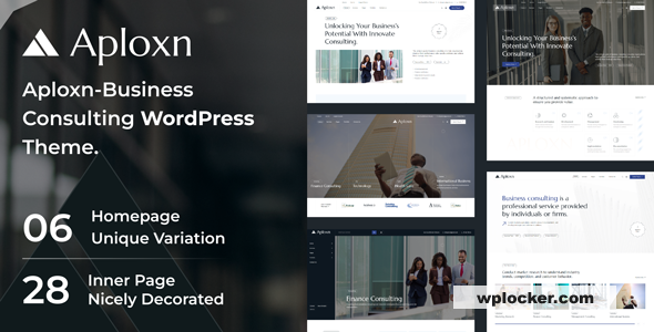 Aploxn v1.0.0 - Business Consulting WordPress Theme
