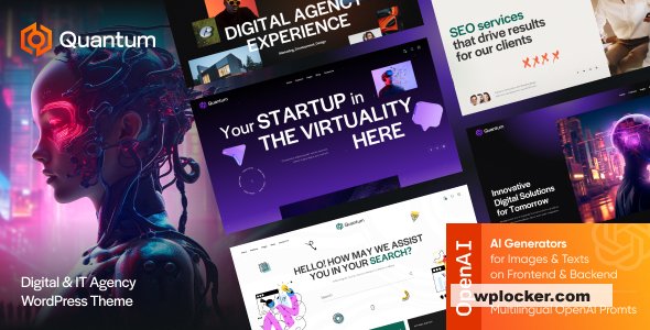 Quantum v1.8.0 - Digital & IT Agency WordPress Theme