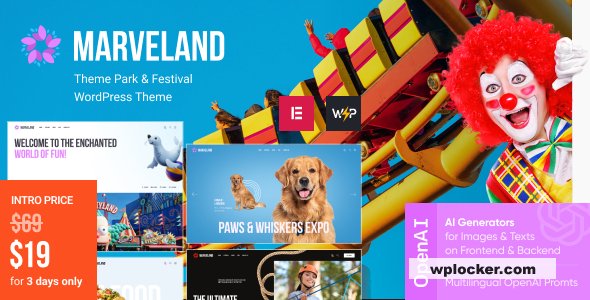 Marveland v1.0 - Theme Park & Festival WordPress Theme