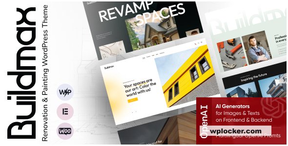 BuildMax v1.0 - Renovation & Painting WordPress Theme