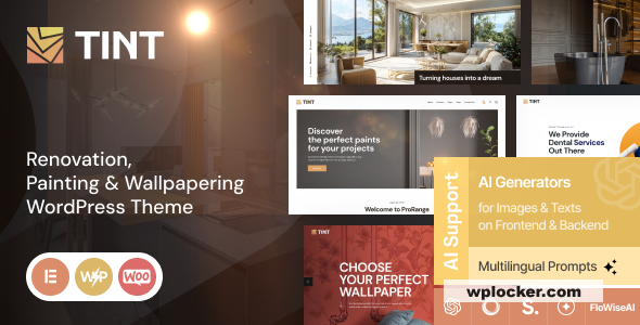 Tint v1.0 - Renovation, Painting & Wallpapering WordPress Theme