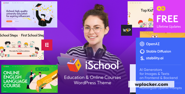iSchool v1.0 - Education & Online Courses WordPress Theme