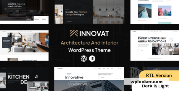 Innovat v1.1.5 - Architecture & Interior WordPress Theme + RTL