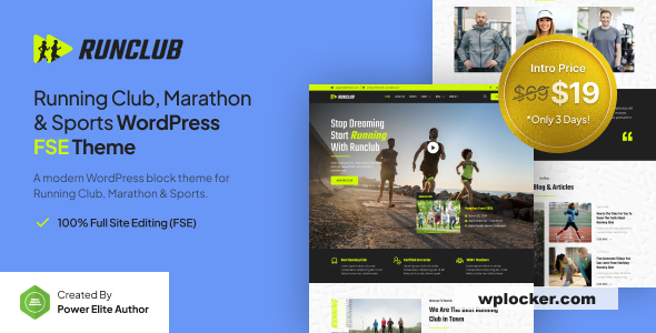 Runclub v1.0.0 – Running Club, Marathon & Sports FSE WordPress Theme