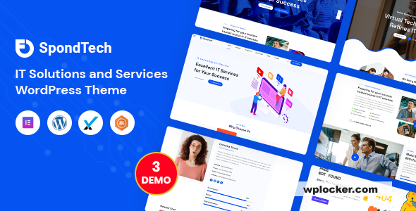 SpondTech v1.0.9 - IT Solutions And Services WordPress Theme