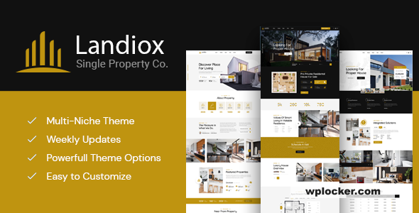 Landiox v1.0.4 - Single Property WordPress Theme