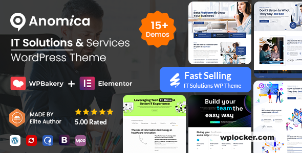 Anomica v5.8 - IT Solutions and Services WordPress Theme + RTL
