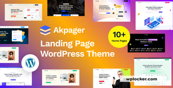 Akpager v1.1.3 - Landing Page Elementor WordPress Theme