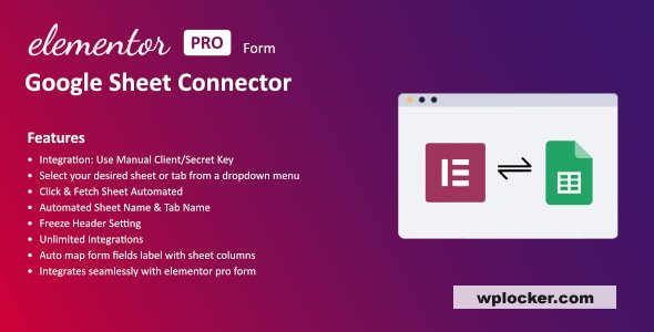 Google Sheet Connector For Elementor Forms v1.0.0