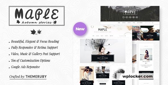 Maple v5.7 - Responsive WordPress Blog Theme