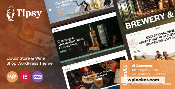 Tipsy v1.0 - Liquor Store & Wine Shop WordPress Theme