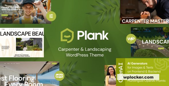 Plank v1.0 - Carpenter & Landscaping WordPress Theme