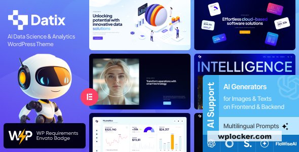 Datix v1.0 - AI Data Science & Analytics WordPress Theme