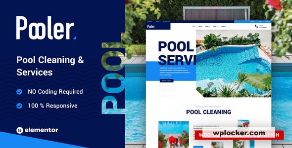 Pooler v1.0 - Swimming Pool Cleaning Services WordPress Theme