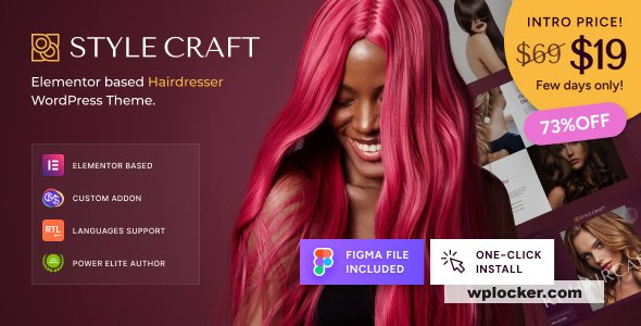 Style Craft v1.1.0 - Hairdresser & Hair Salon WordPress Theme