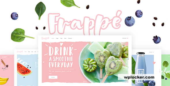 Frappé v1.8 - Smoothie, Juice Bar and Organic Food Theme