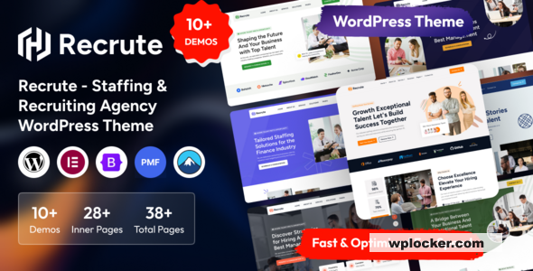 Recrute v1.0.0 - Staffing & Recruiting Agency WordPress Theme