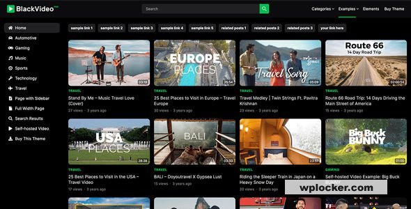 BlackVideo Pro v1.0.4 – WordPress Theme