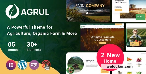 Agrul v1.4.0 - Agriculture WordPress Theme
