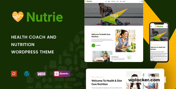 Nutrie v1.0.9 - Health Coach and Nutrition WordPress Theme