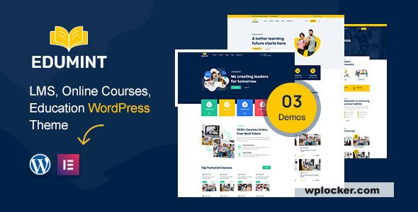 Edumint v1.0.4 - LMS, Online Courses, Education WordPress Theme