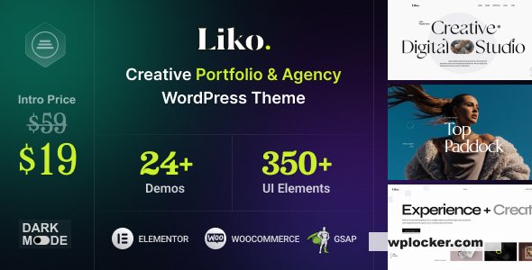 Liko v1.0.3 - Creative Agency & Portfolio WordPress Theme