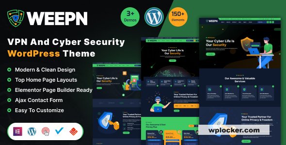 Weepn v1.0 - VPN & Cloud Services WordPress Theme