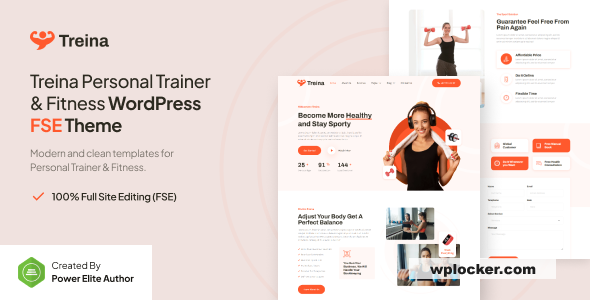 Treina v1.0 – Personal Trainer & Fitness FSE WordPress Theme