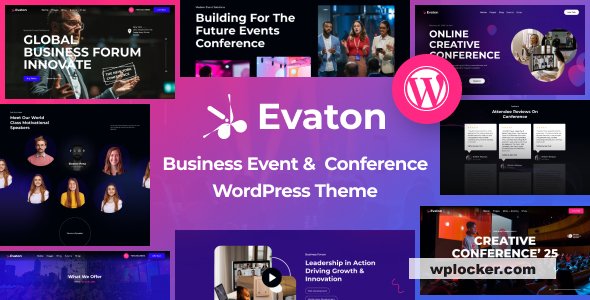 Evaton v1.0 - Event Conference & Meetup WordPress Theme
