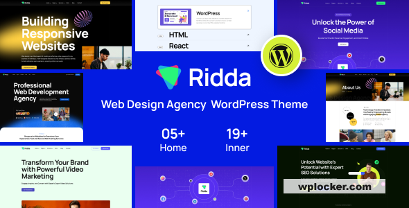 Ridda v1.0.5 - Web Design Agency WordPress Theme